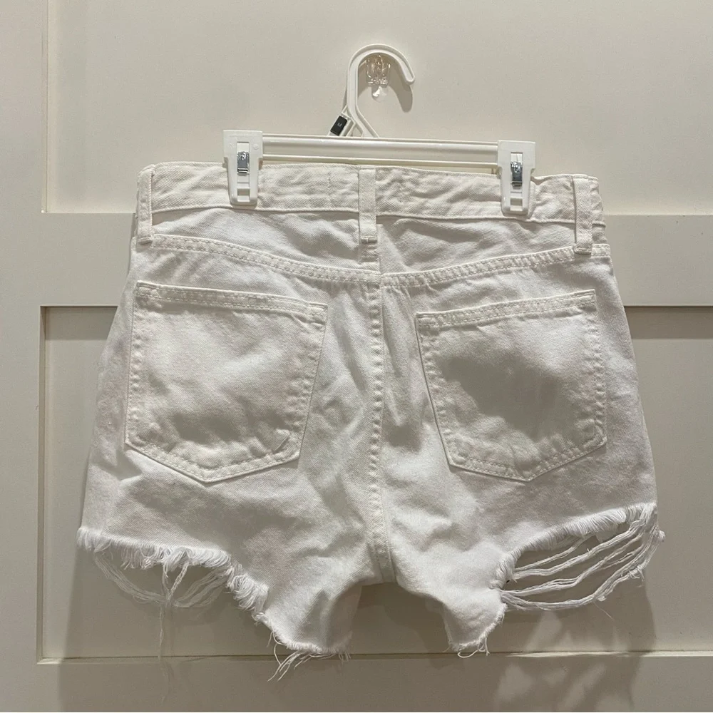 White Jean‎ shorts